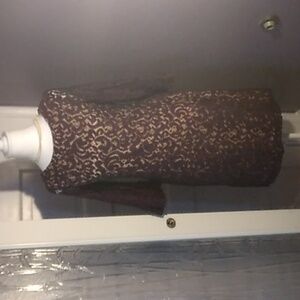 JESSICA HOWARD, Purple lace prom dress, above knee, sz 8p